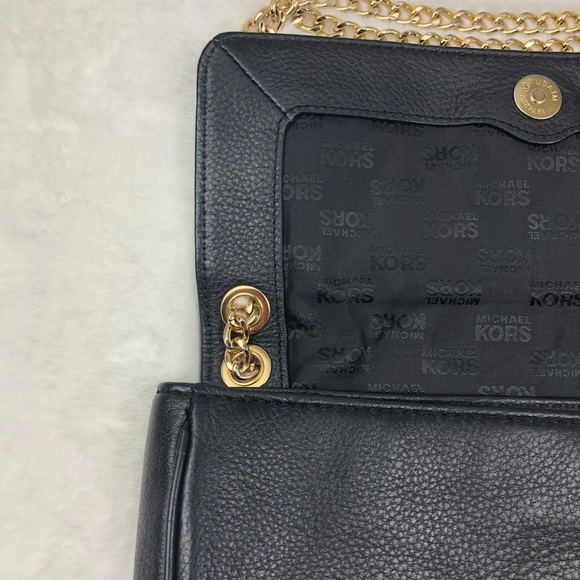 Michael by Michael Kors Black Leather Purse - Picture 7 of 15